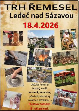 Trh �emesel Lede� nad S�zavou  - www.webtrziste.cz
